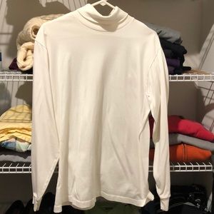 White classic turtleneck